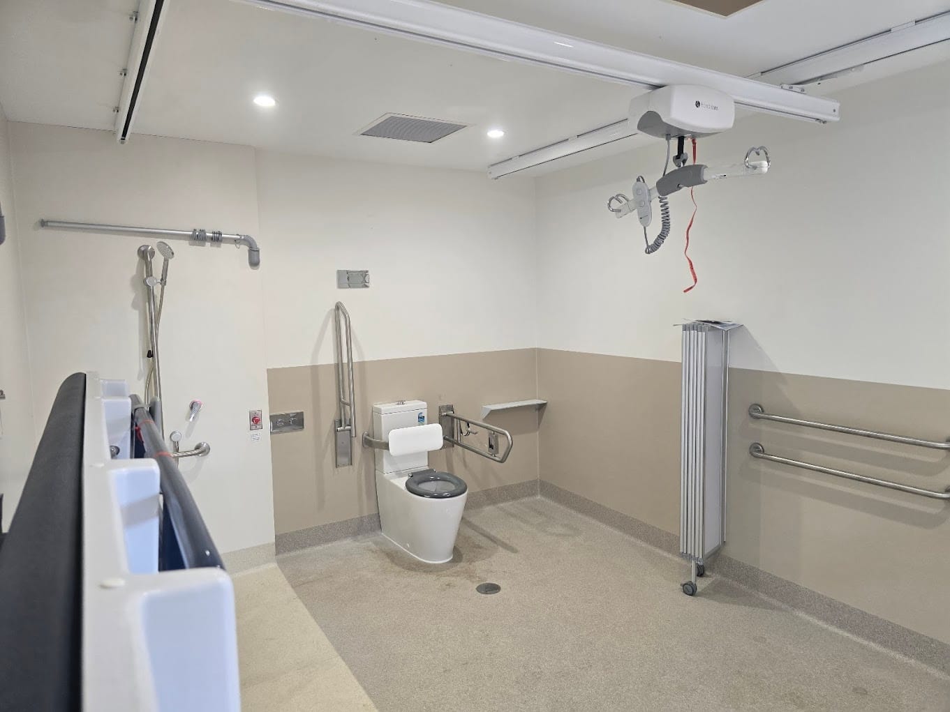 Accessible Living - Custom hand rails and ceiling hoist installation